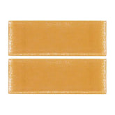 Glass Dinnerware 13.75" x 5" x h:0.5" Rectangular Orange Glass Platter (Set of 2)